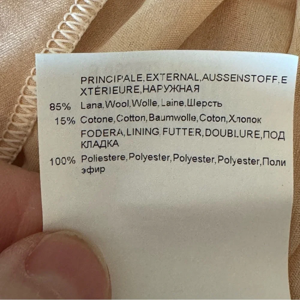 NWT M MISSONI Wide Leg Knit Jumpsuit Long Overalls Zig Zag Pattern V-Neck XS - Picture 15 of 16